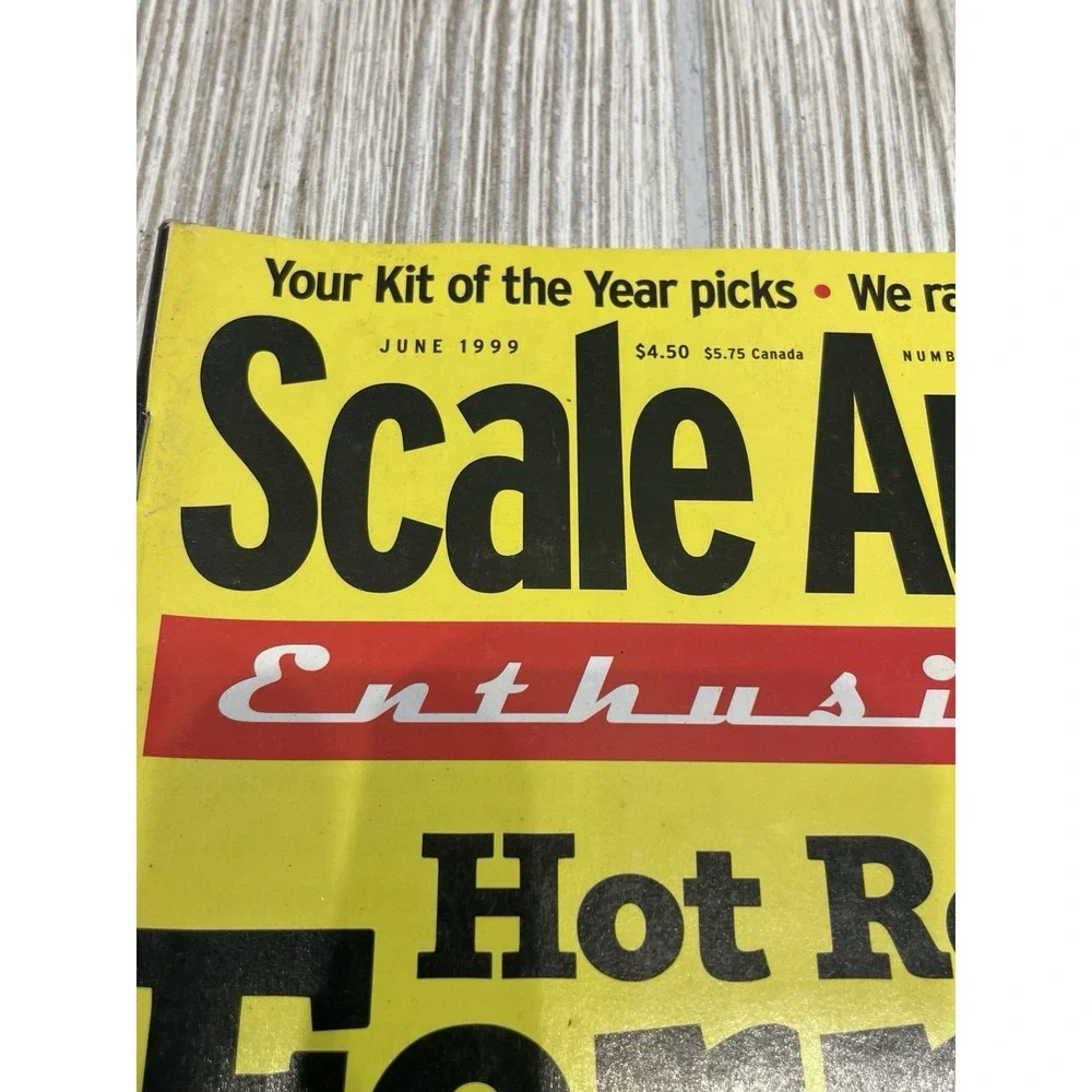 Scale Auto Enthusiast Magazine June 1999 Model Car Concept Ferrari NASCAR